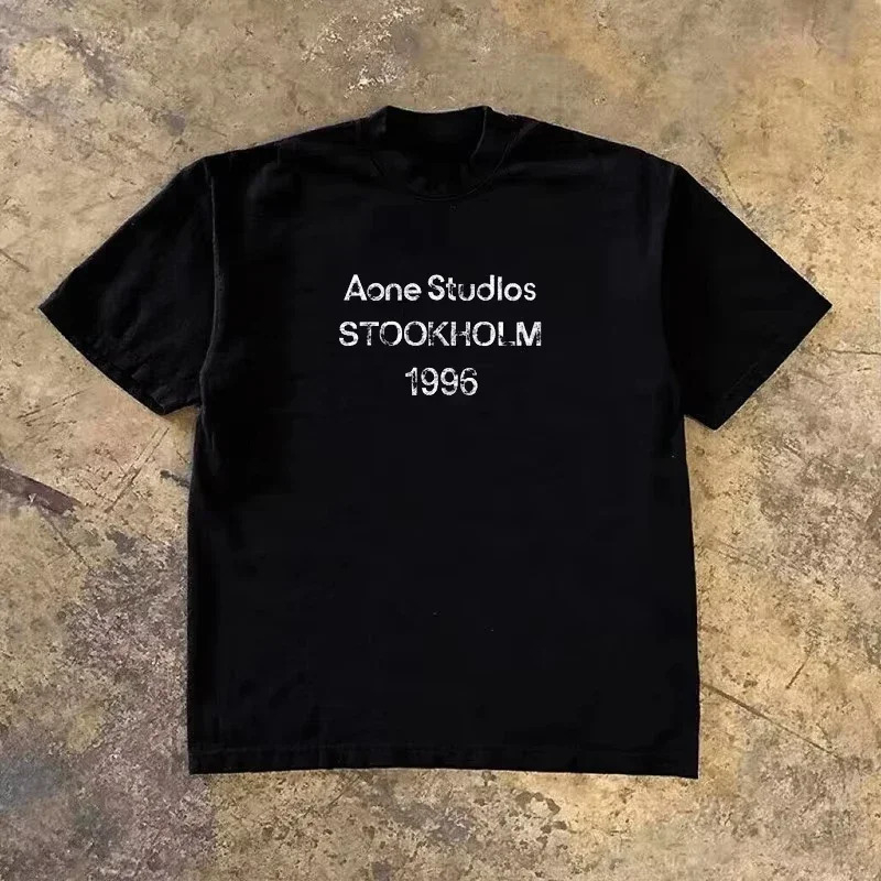 Streetwear Brand Tees - Classic Logo STOCKHOLM 1996 Faded Luxury