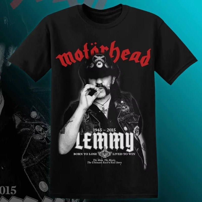 MOTÖRHEAD LEMMY T-Shirt Men Wo - огляд і ціна Streetwear Brand Clothing