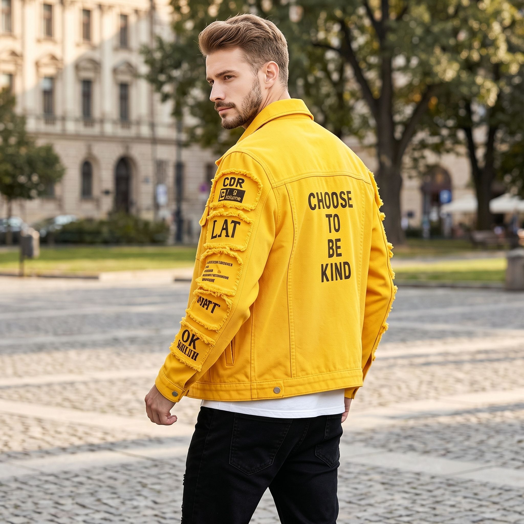 European and American Men's De - огляд і ціна Streetwear Brand Denim