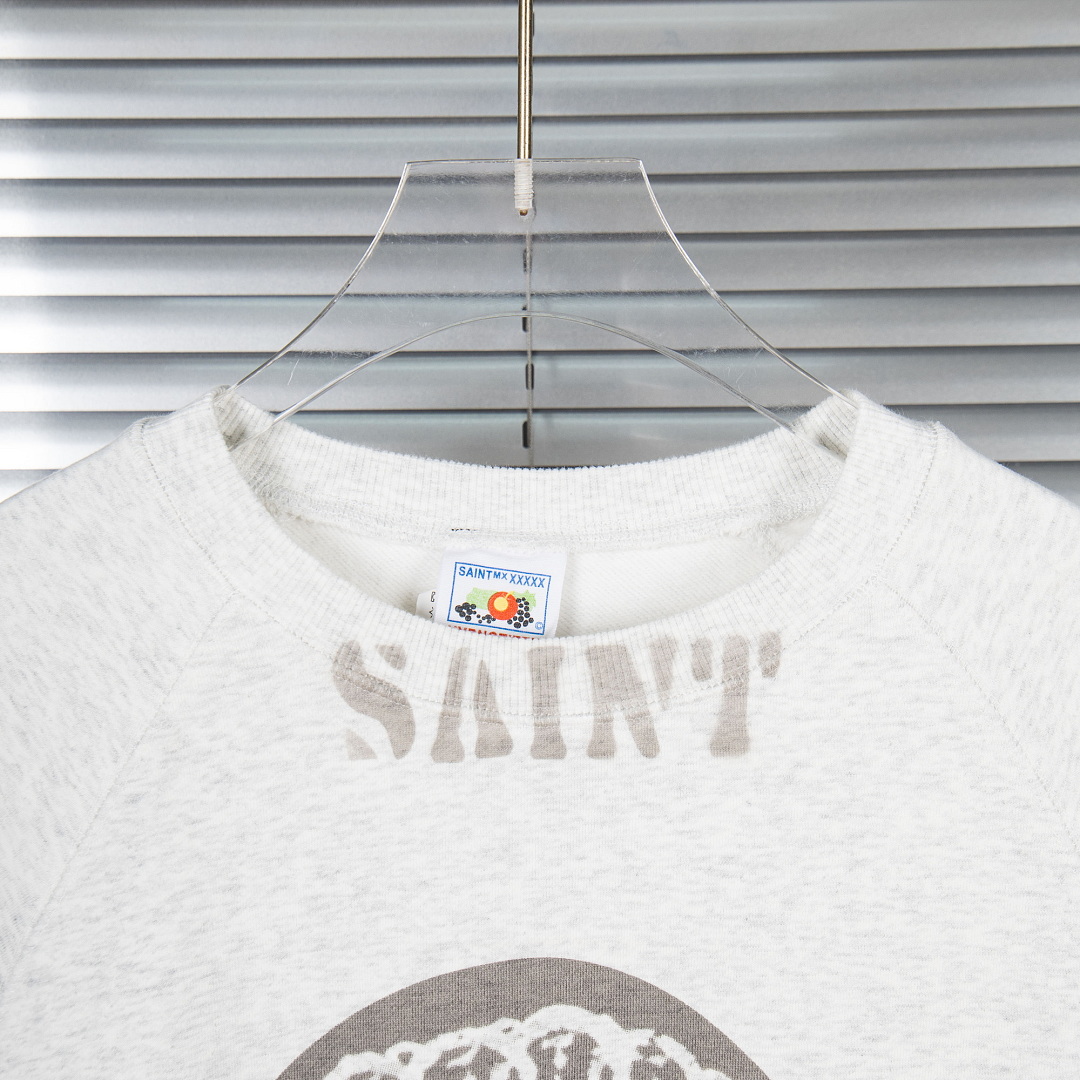 25fw Saint Co-brand Sweatshirt - огляд і ціна Streetwear Brand Vintage